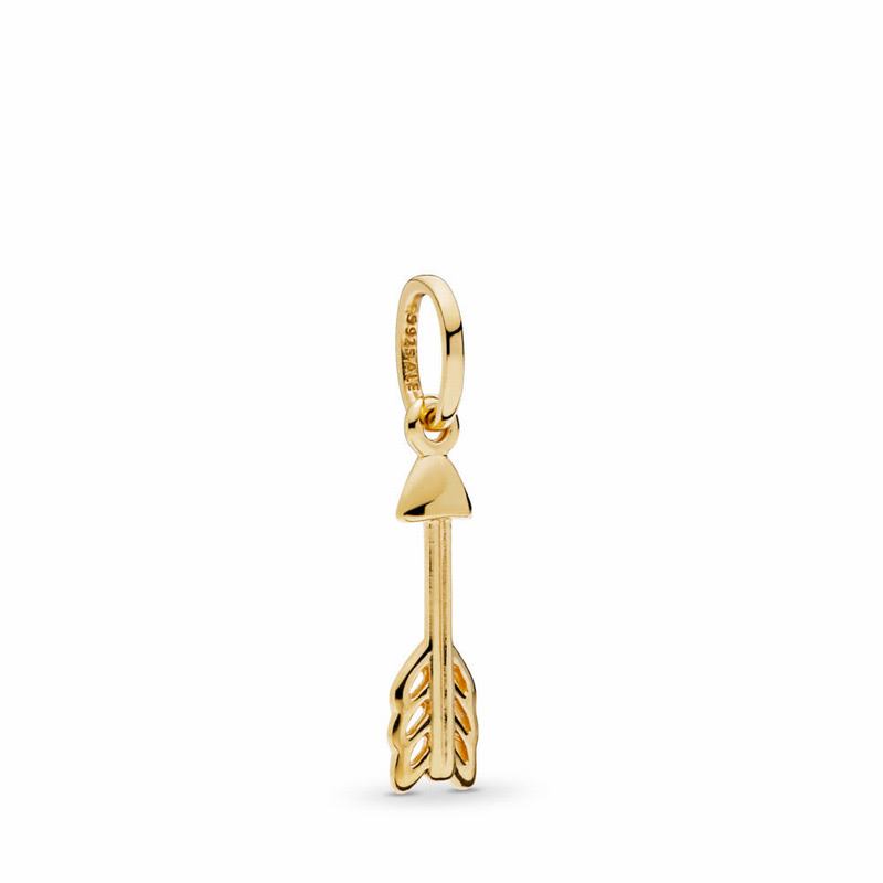 Pandora Shine™ Arrow of Cupid Charm NZ, 18ct Gold Plated (497081-IRU)